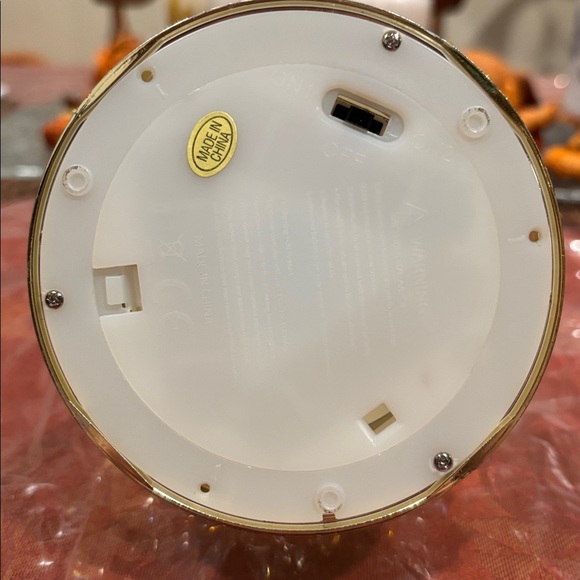 RAZ Imports Lighted Tree With Gold Swirling Glitter- 8.5” - Picture 6 of 6